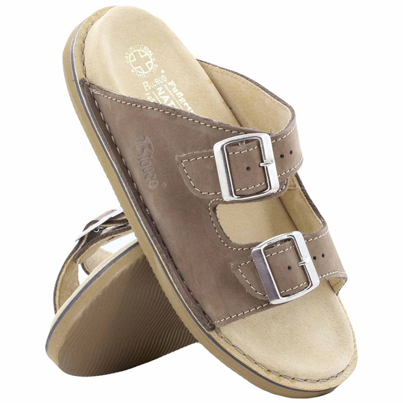 Klapki medyczne męskie regulowane