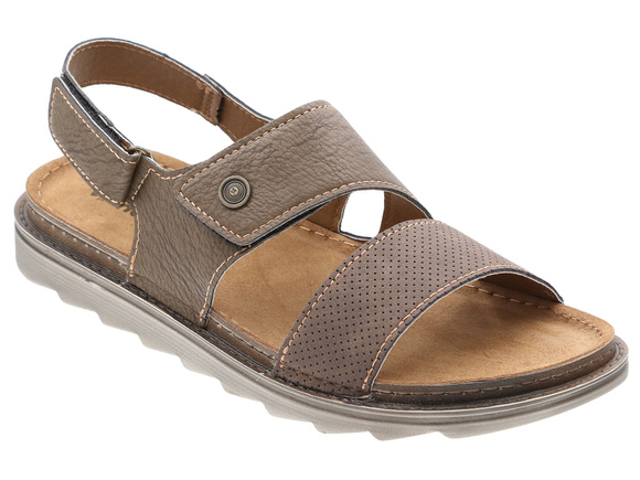 Sandały męskie rekreacyjne na rzepy