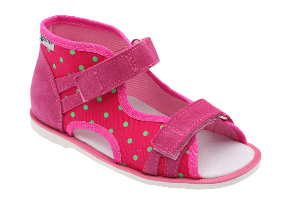 Kapcie dziecięce profilaktyczne na rzepy