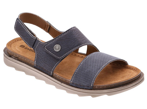 Sandały męskie rekreacyjne na rzepy