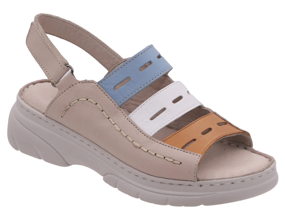 Sandały damskie profilaktyczne wrażliwe stopy