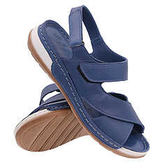 Sandały damskie profilaktyczne na rzepy