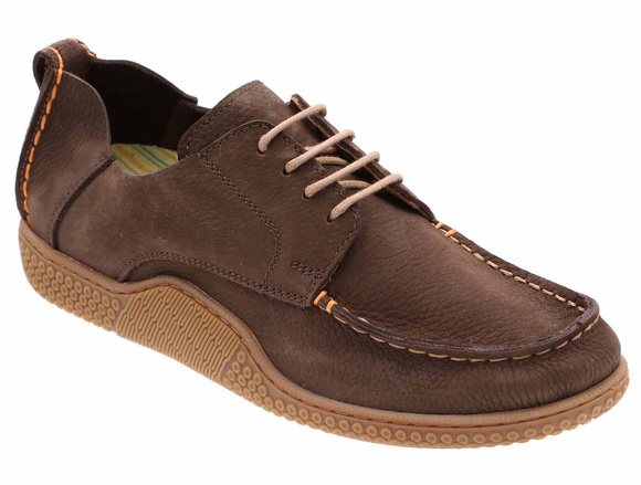 Obuwie męskie półbuty mokasyny sznurowane