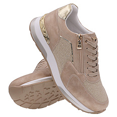 Obuwie damskie sportowe sneakers na suwak