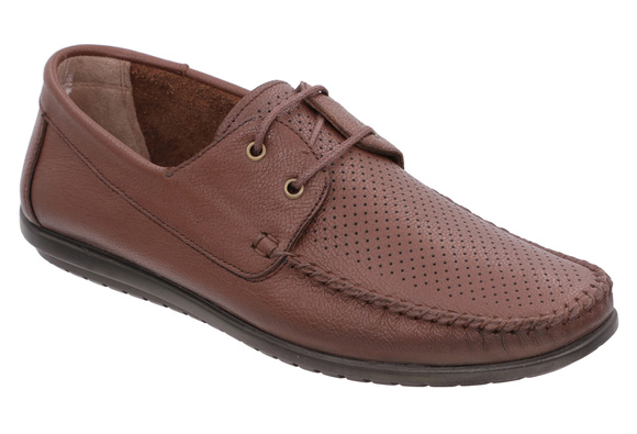 Obuwie męskie półbuty mokasyny sznurowane