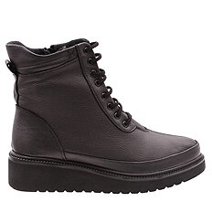 Trzewiki zimowe damskie sznurowane na suwak