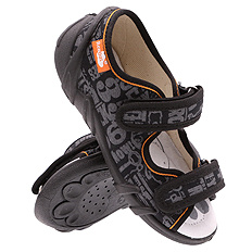 Kapcie dziecięce tekstylne sandałki na rzepy