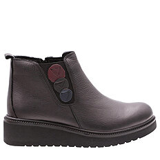 Botki zimowe niskie damskie na suwak