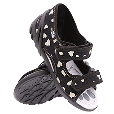 Kapcie dziecięce tekstylne sandałki na rzepy