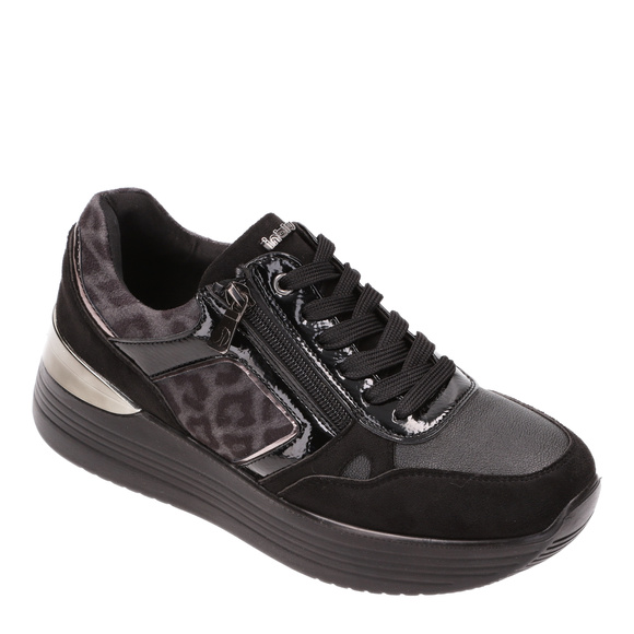 Obuwie damskie sportowe sneakers na suwak