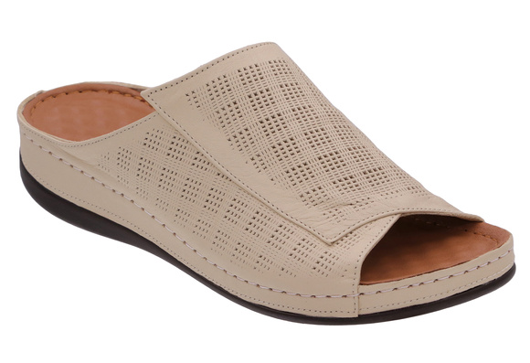 Klapki damskie profilaktyczne masujące ażurowe